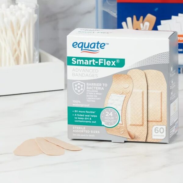 Equate Smart-Flex Advanced Bandages, 60 Count - Image 2